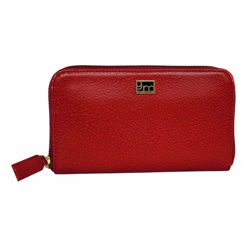 Pre-owned Gai Mattiolo Leather Wallet In Red