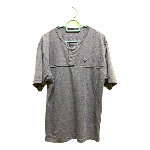 Pre-owned Lyle & Scott T-shirt In Grey