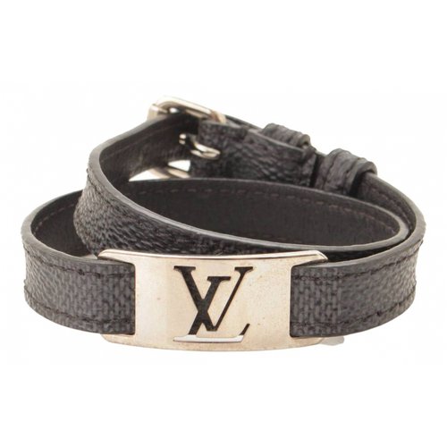 Pre-owned Louis Vuitton Leather Jewellery In Black