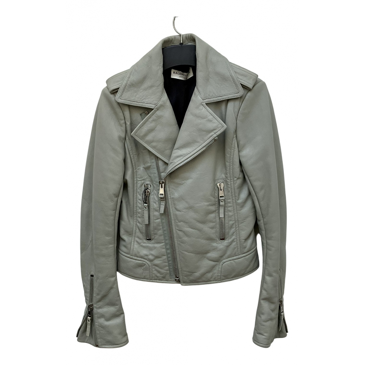 Balenciaga Leather biker jacket from 