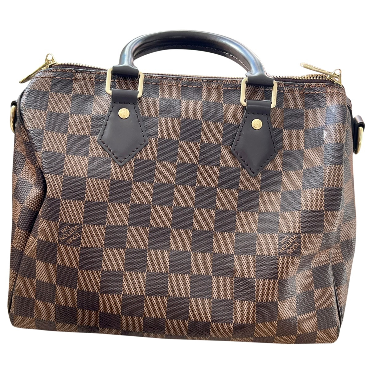 Pre-owned Louis Vuitton Speedy Bandouliã¨re Leather Handbag In Brown |  ModeSens