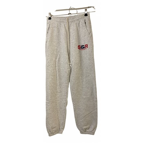 Pre-owned Sporty And Rich Trousers In Grey