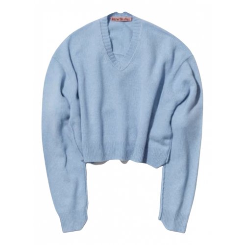 Pre-owned Acne Studios Cashmere Knitwear In Blue