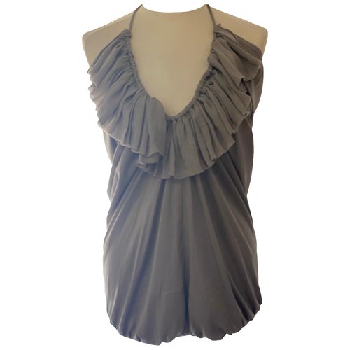 Pre-owned Lanvin Camisole In Grey