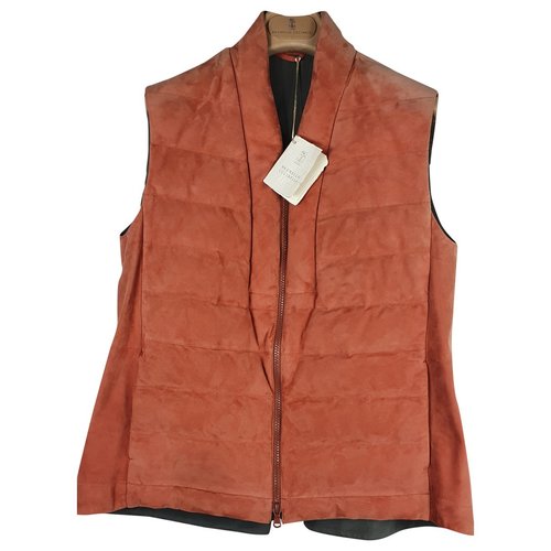 Pre-owned Brunello Cucinelli Leather Cardi Coat In Other