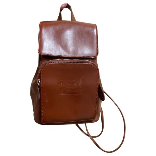 Pre-owned Fendissime Leather Backpack In Brown
