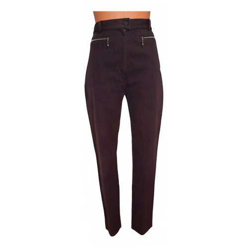 Pre-owned Blumarine Straight Jeans In Brown