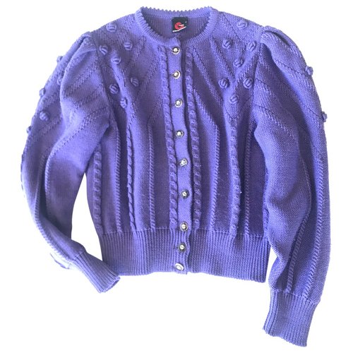 Pre-owned Gina Wool Knitwear In Purple