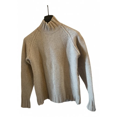 Pre-owned Chevignon Wool Pull In Beige