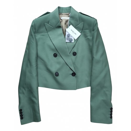 Pre-owned Helmut Lang Wool Jacket In Green