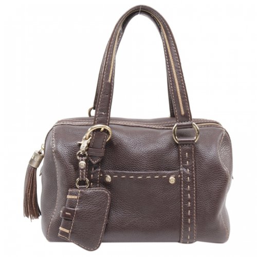 Pre-owned Lancel Leather Bag In Brown