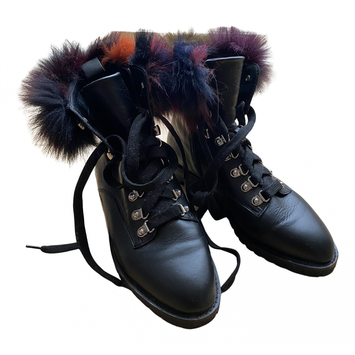Rebecca Minkoff Faux Fur Ankle Boots 