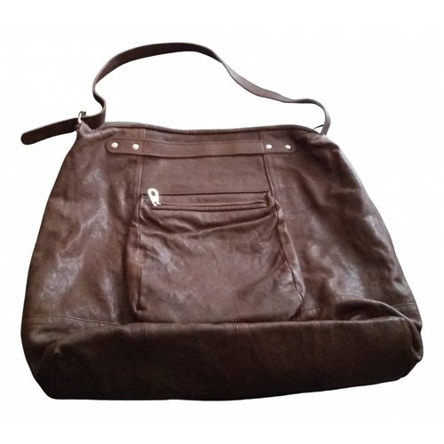 Pre-owned Craie Leather Handbag In Brown