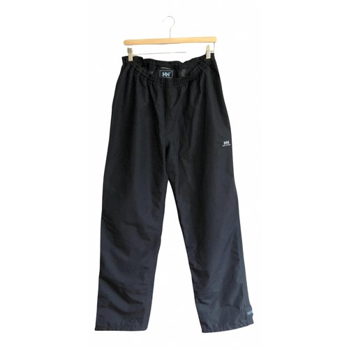 Pre-owned Helly Hansen Trousers In Black