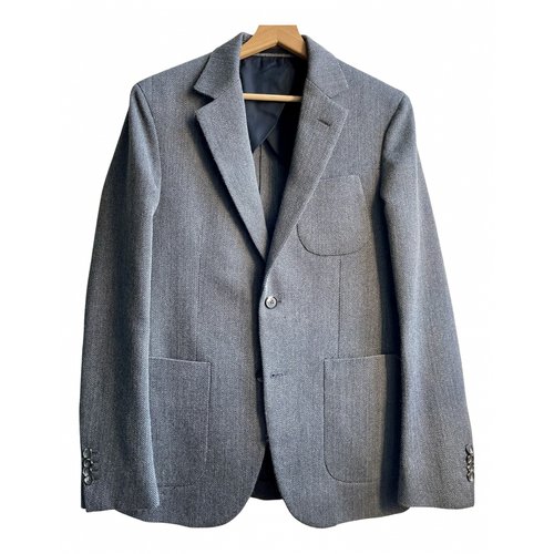 Pre-owned Bally Tweed Vest In Grey