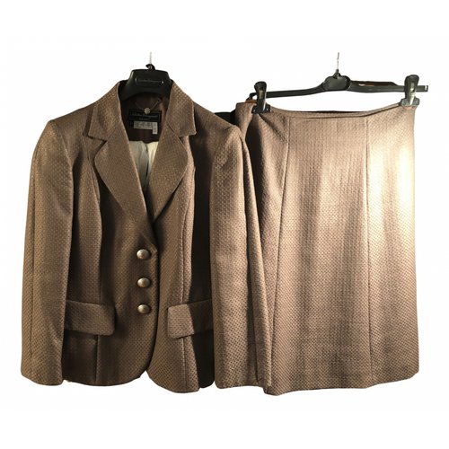 Pre-owned Ferragamo Silk Jacket In Brown