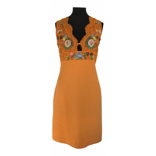 Pre-owned Emilio Pucci Mini Dress In Orange