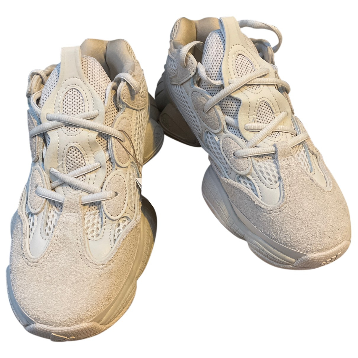Pre-owned Yeezy Trainers In Beige 
