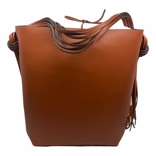 Pre-owned Neous Leather Tote In Multicolour