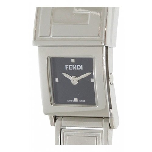 Pre-owned Fendi Watch In Silver