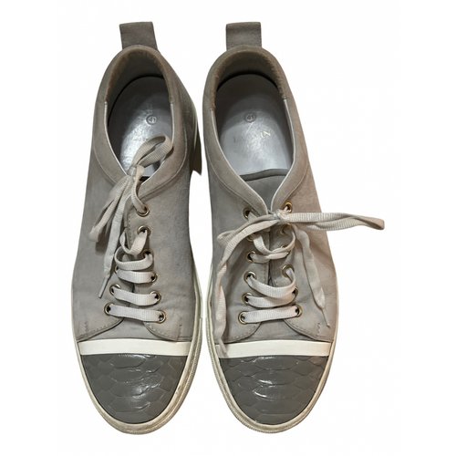 Pre-owned Lanvin Trainers In Grey