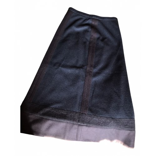 Pre-owned Etro Wool Mid-length Skirt In Blue