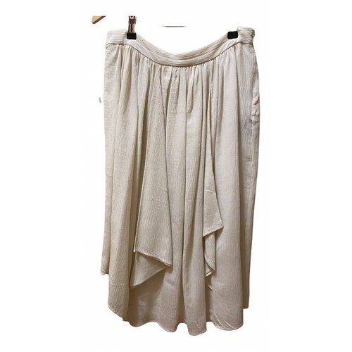Pre-owned Isabel Marant Mid-length Skirt In White