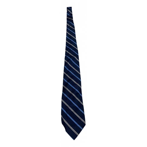 Pre-owned Polo Ralph Lauren Silk Tie In Blue