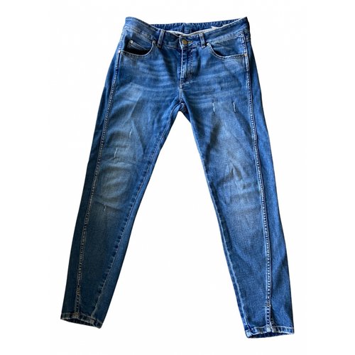 Pre-owned Reiko Short Jeans In Blue