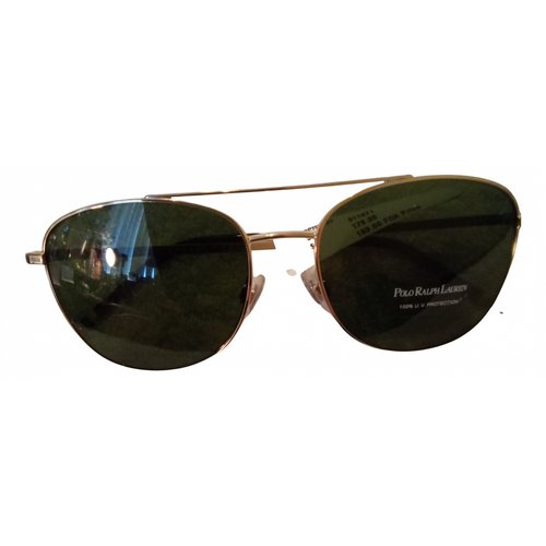 Pre-owned Polo Ralph Lauren Sunglasses In Gold