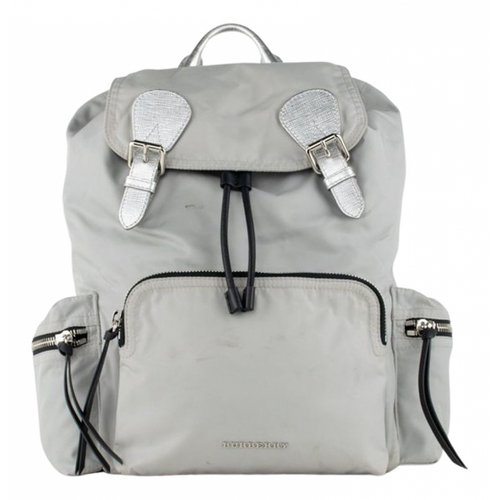Pre-owned Burberry The Rucksack Backpack In Grey