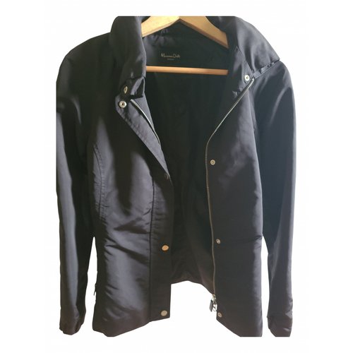 Pre-owned Massimo Dutti Jacket In Black
