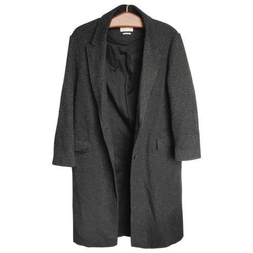 Pre-owned Isabel Marant Étoile Wool Trench Coat In Grey