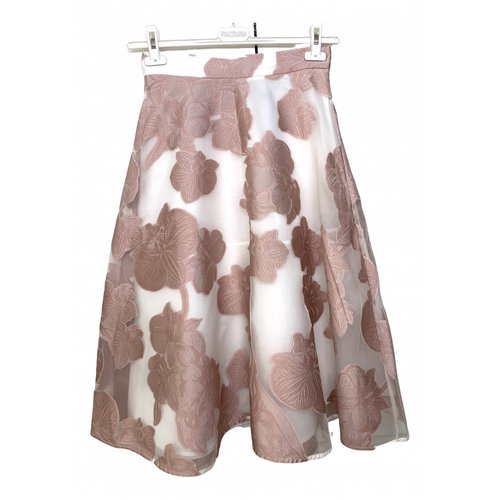 Pre-owned P.a.r.o.s.h Mid-length Skirt In Pink