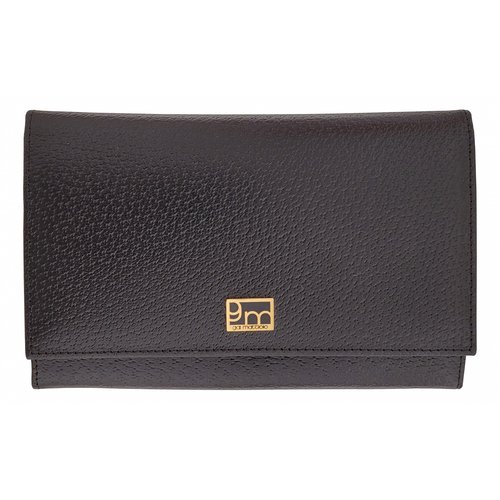 Pre-owned Gai Mattiolo Leather Wallet In Black