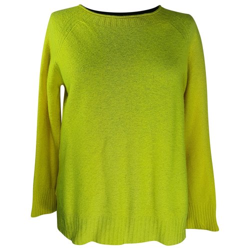 Pre-owned Marc Cain Wool Jumper In Yellow