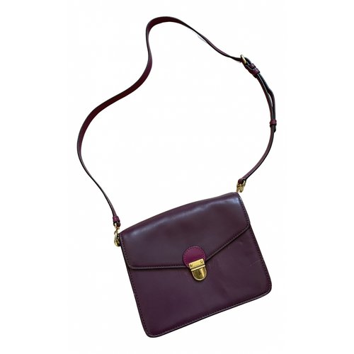 Pre-owned Marc By Marc Jacobs Leather Handbag In Purple