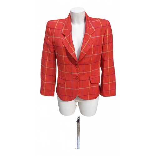 Pre-owned Emporio Armani Wool Blazer In Red