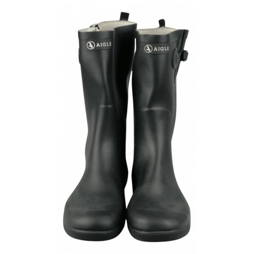 Pre-owned Aigle Ankle Boots In Black