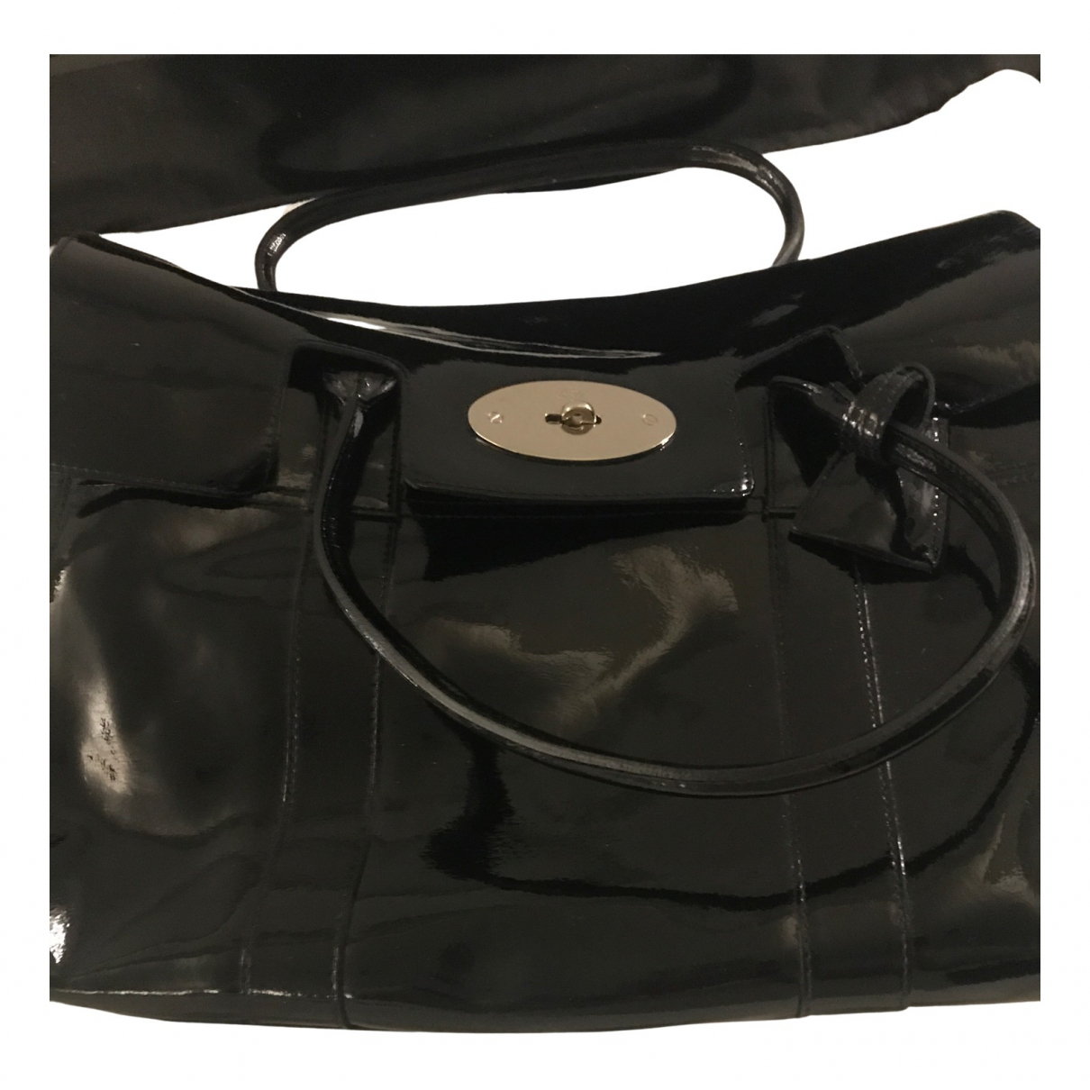 mulberry bayswater patent black