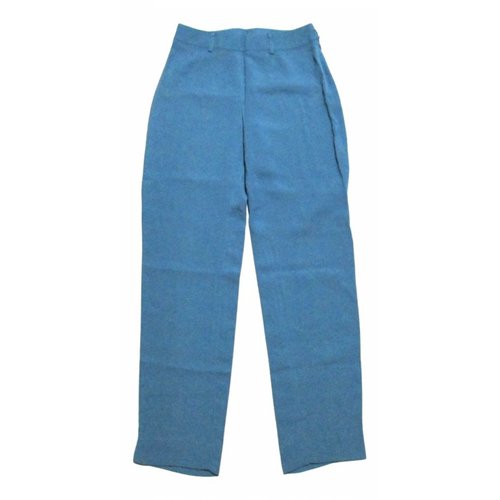Pre-owned Jean Paul Gaultier Trousers In Blue