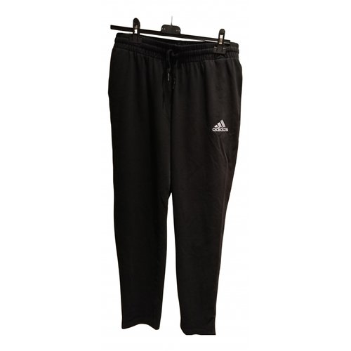Pre-owned Adidas Originals Straight Pants In Black