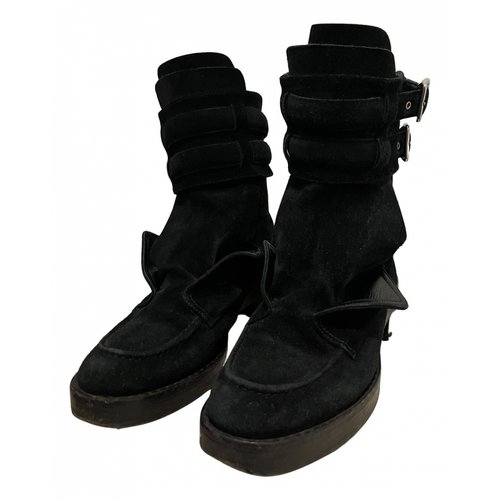 Pre-owned Balenciaga Ankle Boots In Black