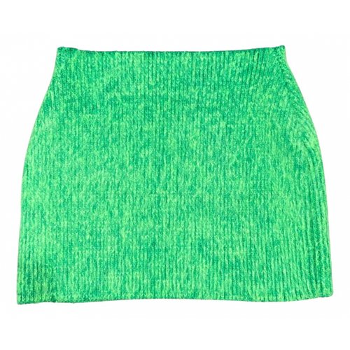 Pre-owned Agr Mini Skirt In Green