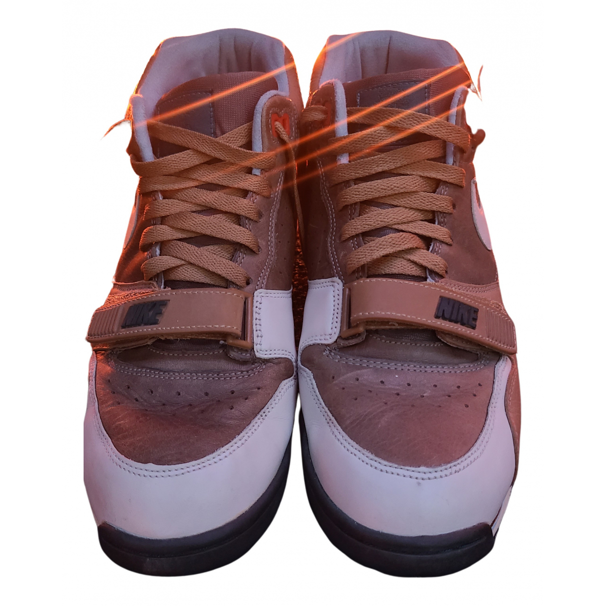 nike non leather trainers