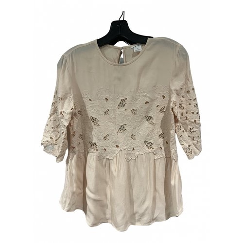 Pre-owned Club Monaco Blouse In Pink