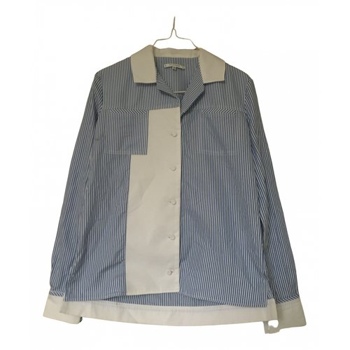 Pre-owned Carven Blouse In Blue