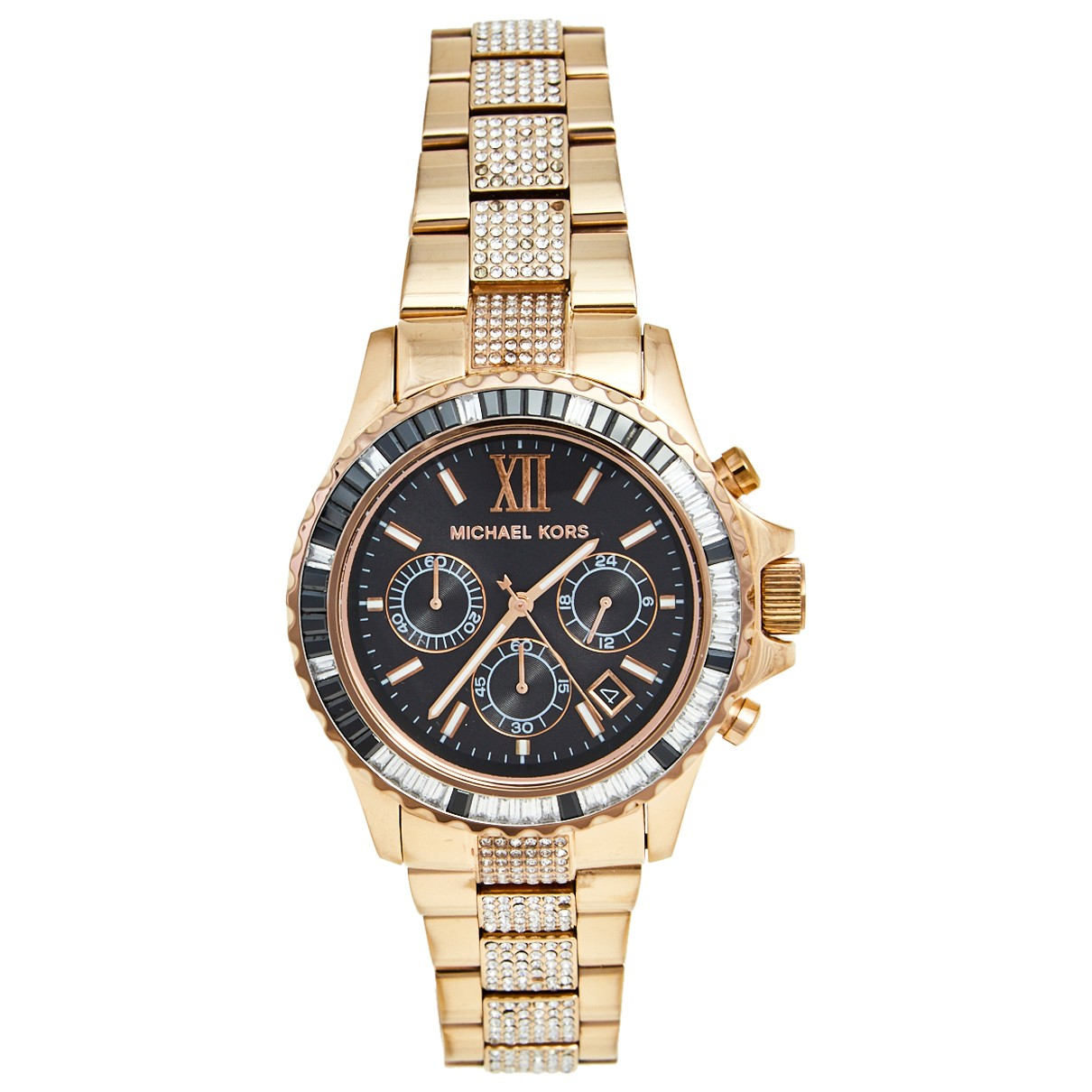 Pre-owned Michael Kors Watch In Black 