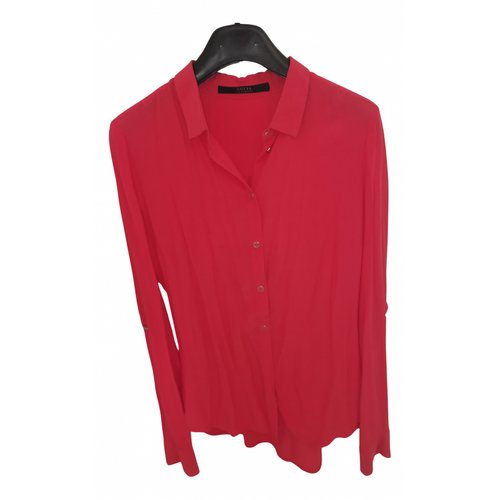 Pre-owned Guess Blouse In Red