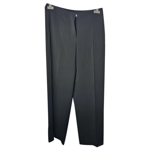Pre-owned Max Mara Trousers In Black
